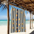 thumbnail image 2 of Ryvnso Retro Starfish Stripe Beach Towel Quick Dry Swimming Yoga Beach Towels Large Sand Free Microfiber Towel 31"W x 71"L, 2 of 5