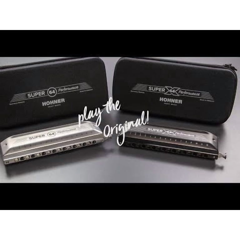 Hohner Super 64X Performance Chromatic Harmonica Instrument with