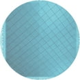 thumbnail image 1 of Ahgly Company Machine Washable Indoor Round Transitional Blue Ivy Blue Area Rugs, 4' Round, 1 of 7