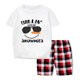 thumbnail image 2 of Pijamas familiares a juego de Navidad, conjunto de Pijamas cortos de Snowmies de Chillin de diseño exclusivo, 2 of 3