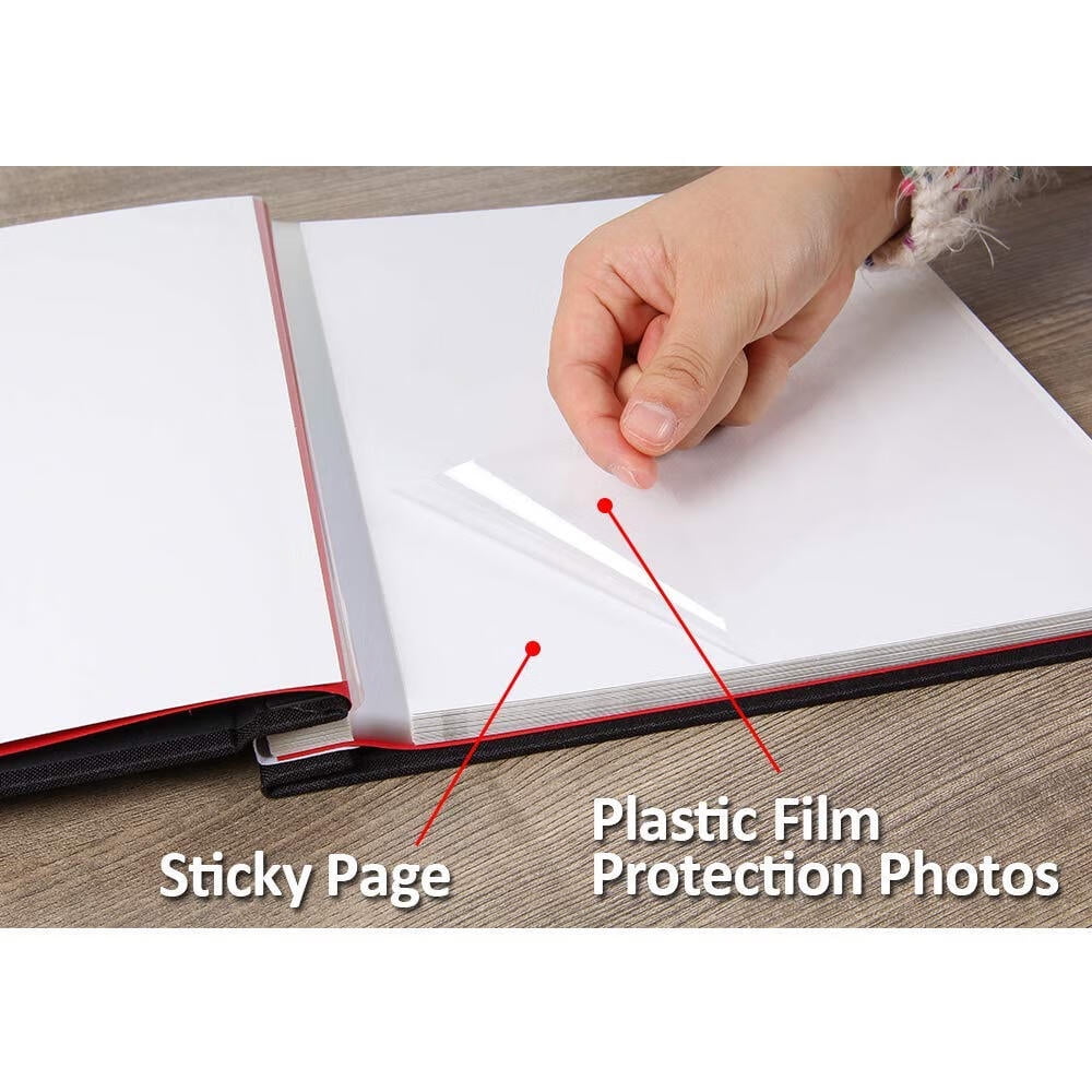 12 Inch Sticky Photo Album Diy Cover Paste Film Album Photo Paste