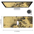 thumbnail image 2 of nygtbtfer Map Extended Large XXL Gaming Mouse Pad Mat, Mousepad Keyboard with Non-Slip Rubber Base Waterproof Stitched Edges for Work Game Office Home, 2 of 6