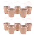 thumbnail image 2 of Macetas Biodegradables con Cúpula de Humedad - Papel/PVC, Ventiladas, Observar Crecimiento - Jardinería Interior/Exterior, Seguro para Trasplante, 10 Sets, 2 of 8