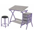 thumbnail image 1 of Studio Designs 13321 Centre de Comète avec Tabouret - Bleu - Gris Éclaboussure, 1 of 1