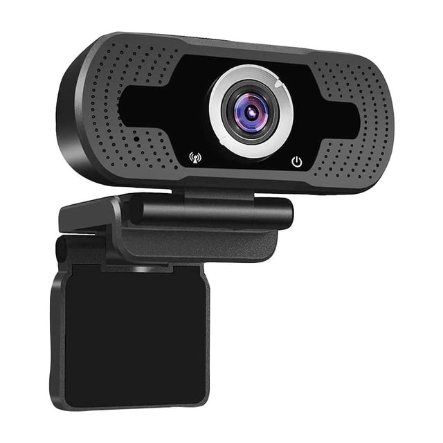 Caméra Web 1080P - Microphone Intégré, Rotation à 360°, Prêt à l'Emploi pour l'Enregistrement d'Appels Vidéo
