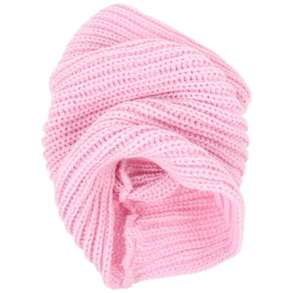 LOLIPPYY Scarf Women Loop Woolen Loop Warmth 1Pack Pink