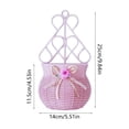 thumbnail image 2 of Fareti Rattan Hanging Planter Basket 9.84X5.54In Woven Decorative Wall Mounted Flower Pot for Garden Patio Balcony Storage Organizer, 2 of 6