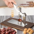 thumbnail image 2 of Cortador de Castañas de Acero Inoxidable 304 con Antideslizante, Herramienta de Metal para Romper Nueces en la Cocina., 2 of 5