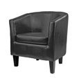 thumbnail image 3 of CorLiving Antonio Bonded Leather Tub Chair, 3 of 4
