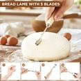 thumbnail image 6 of 15Pcs Bread Proofing Basket Set - Including 9" Round & 10" Oval Bannetons, Round & Oval Silicone Mat, Bread Lame, Danish Whisk, Silicone Brush, Bowl & Dough Scrapers, 6 of 8