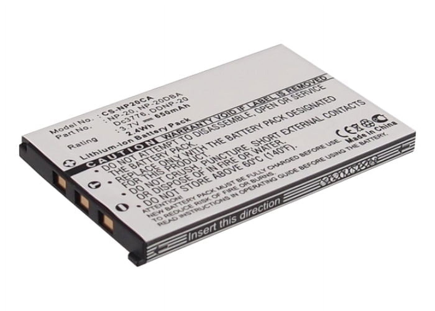 Vhbw 2x Batteria Li-Ion 500mAh 3,6V Per Fujifilm FinePix F818, V10, J50, Z5fd, Z3, Z2, Z1, F810