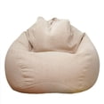 thumbnail image 1 of LEEYNEER Solid Color Cloth Lazy Lounger Bean Bag Sack Chair Sofa Dust Cover Decoration, 1 of 12