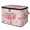 Multicolor 2, variant on CURLYOOT Rose Floral Storage Bins with Zipper Lid Fabric Storage Baskets Boxes Polka Dots Washable Foldable Clothes Organizer Container with Leather Handles for Shelves Closet