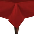 thumbnail image 1 of Ultimate Textile Satin 60 x 90-Inch Rectangular Tablecloth Red, 1 of 4