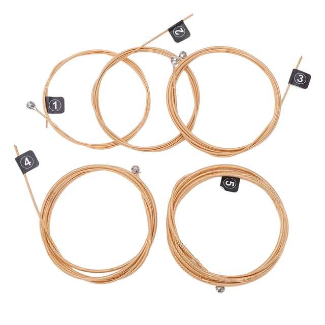 5 String Bass Strings Replacement Professional Metal Wooden Bass Guitar Strings Musical Instrument Accessories