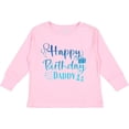 thumbnail image 3 of Inktastic Blue Happy Birthday Daddy Boys or Girls Long Sleeve Toddler T-Shirt, 3 of 5