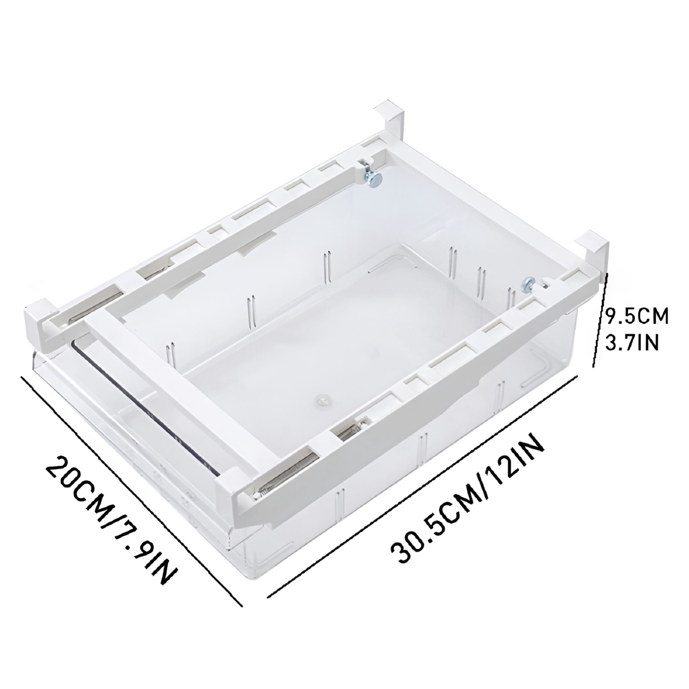 ACDANC 2026 New Fridge Drawer Organizer,Refrigerator Organizer Bins,Egg Holder Tray for Refrigerator,Pull Out with Handle,Fridge Shelf Holder Storage Box,Fridge Kitchen Cabinet Pantry for Food,Drinks