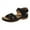 Black, variant on Kmdttou Shoes Women Shoes Solid Color Rhinestone Low-heeled Sandals Fashion Flip Flop Orthopedic Sandals With Comfortable Plantar Fasciitis Arch Support(Size:35-43)