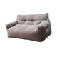 thumbnail image 2 of Sofá de 2 plazas, sofá, dormitorio compacto que ahorra espacio, habitación de invitados ergonómica, relleno de partículas versátil, sofá perezoso, Gris claro, 2 of 8