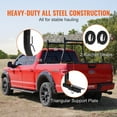 thumbnail image 3 of Heavy Duty 800lb Truck Rack - 46-71" Adjustable Steel Ladder Rack for Pickups (Ford/Chevy/Ram) - No-Drill J-Bolt Installation for Kayaks, Lumber & More, 3 of 11