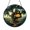 Acrylic 3.5 Inch, variant on Woodland Treehouse Stained Glass Suncatcher – Forest Window Art