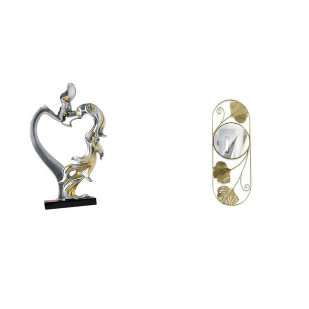 Figura De Pareja Besándose, Estatua Coleccionable, Adorno De Escritorio Para Dormitorio, Boda, Estantería, Armario, Decoración Del Hogar, Espejo De Pared Para Sala De Estar, Pasillo, Entrada.