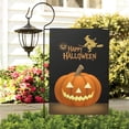 thumbnail image 3 of Garden Flags 12x18 Inch Halloween Garden Flag Outdoor Fall Decorations Vertical Double-Sided Witch Pumpkin Moon Banner Yard Sign for Porch Lawn Home Party Garden Decor, 3 of 5