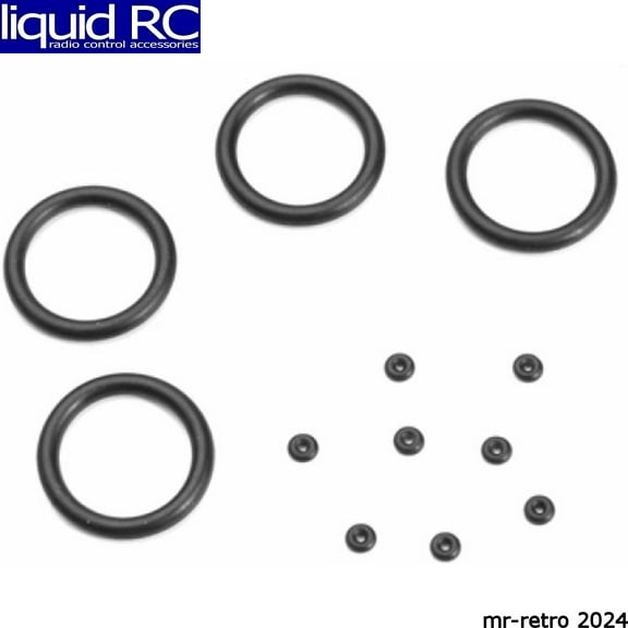 Tekno RC 6714 Emulsion O-Ring Set (4x Cap Seals 8x Emulsion O-Rings for 13mm