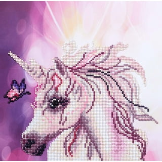 3D Pop Up Puzzle Artificial Diamond Painting Kit Adult Unicorn 3D  Artificial Diamond Art DIY Puzzle Kit For Home/Desk Decoration Gifts