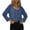 Navy, variant on Womens Tshirts Lace Tie Front Long Sleeve Button Up Chiffon Cardigan Flowy Boho Peplum Women Tops Yellow L