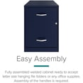 thumbnail image 2 of Bowery Hill 18"D 2 Drawer Vertical Metal File Cabinet - Navy, 2 of 17