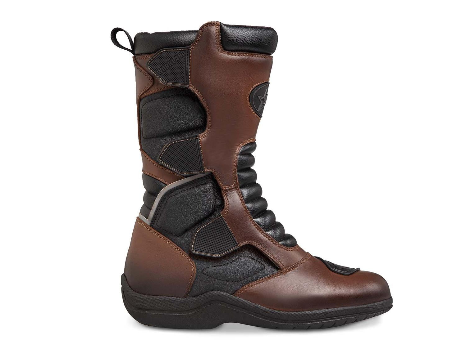 Bota motociclista mujer Botin Biker WORKLAND 80009 Cafe 26