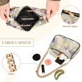 thumbnail image 2 of FORMRS Womens Shoulder Bag with Chain Strap Clutch Purse Cute Tote Handbag, Purple Floral Rabbit, 2 of 7