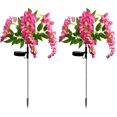 thumbnail image 1 of Solar Glicina LED Estaca Impermeable IP65 para Jardín (rosa) 2 Uds., 1 of 9