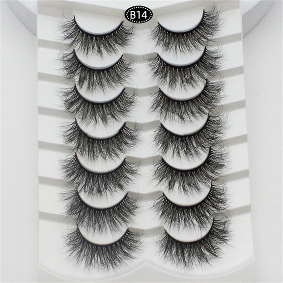 Soft False Eyelashes 5 Pairs 3D 6D Volume Lashes Packs for Enhanced Natural
