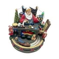 thumbnail image 2 of Caja Musical Navideña con Luces LED, Decoración de Mesa, Escultura, Adorno, Regalo Navideño, Figura de Papá Noel, 2 of 9