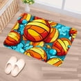 thumbnail image 5 of Basketball Non-Slip Polyester Chair Mats Floor Mat Kitchen Mat Machine Washable, 5 of 6