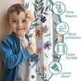 thumbnail image 3 of Blackout Kids Curtains,Pioneer Flower Floral Print Pattern Childrens Insulated Curtains Set Of 2,Bedroom Essentials,Toddler Room Decor 42"x54", 3 of 5
