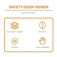 thumbnail image 5 of FONDOTIN Exterior Door Viewer with Cover for Security Use 1Pack, 5 of 5