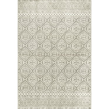 nuLOOM Floral Jeanette Accent Rug, 2' x 3', Gray