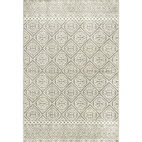 nuLOOM Floral Jeanette Area Rug, 5' x 8', Gray