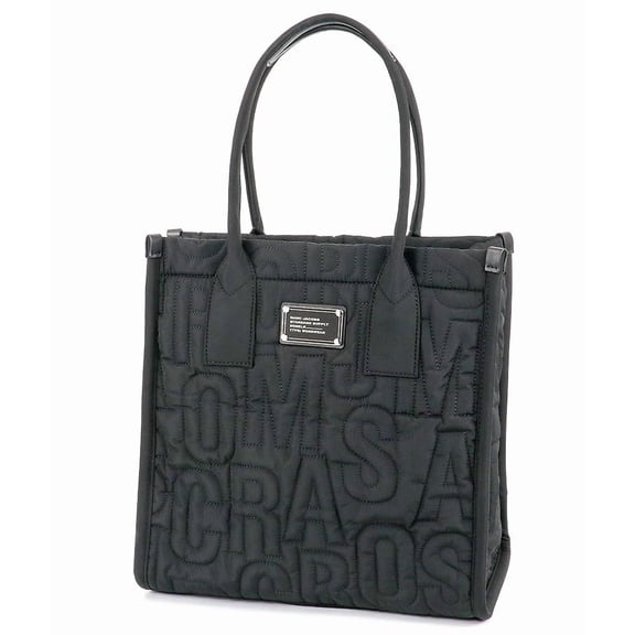 Marc Jacobs Large Nylon Quilted Tote (Black)