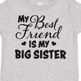 thumbnail image 4 of Inktastic My Best Friend is My Big Sister with Hearts Boys or Girls Toddler T-Shirt, 4 of 5