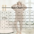 thumbnail image 4 of Wlynlyn Pajamas Jumpsuits for Women Fleece Onesie Winter Warm Rompers 1 Piece Hooded Ear Sherpa Outfits Cute Sleepwear, 4 of 10