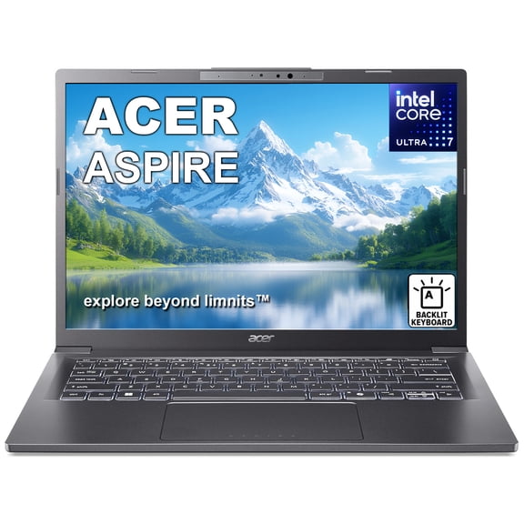 Restored Acer Aspire AI Business Laptop, 14" WUXGA Touchscreen, Intel Core Ultra 7 258V, 32GB LPDDR5X RAM 1TB SSD, Windows 11 Home