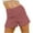 Watermelon Red, variant on Besolor Womens Ruffle Lace Trim Bloomers Smocked Mini Shorts Cute Frill Ruched Pj Bottoms Pajama Shorts Sleepwear