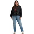 thumbnail image 4 of Lee® Women's Plus Relaxed Crew Sweatshirt, Sizes 0X-4X, 4 of 7