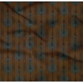 thumbnail image 4 of oneOone Organic Cotton Poplin Twill Fabric Stripe Ikat Print Fabric By The Yard 42 Inch Wide, 4 of 4
