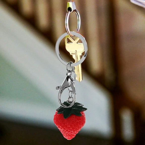 Minkissy Decorative Keyring Assorted Color Zinc Alloy 2Pcs DIY Pendant