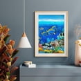 thumbnail image 6 of Dreamtimes Poster Prints Wall Paper Art Decor Ocean Sea Aquatic World Clown Fish Coral 16x24 inch Photo Picture Poster for Home Bedroom Living Room Kitchen, 6 of 7